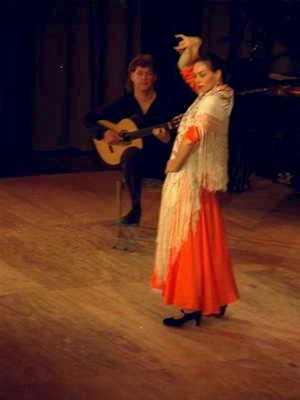  Performing with flamenco dancer Nina Corti in Germany 