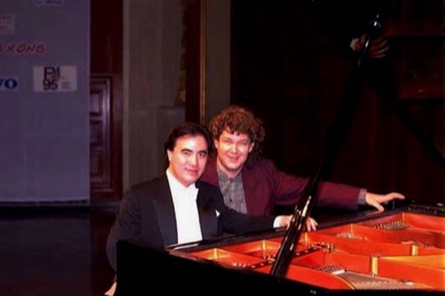  With Chinese 'From MAO to MOZART' piano legend Kong Xian Dong 