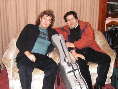  With Costas Cotsiolis at Markgräfler Gitarrentage 