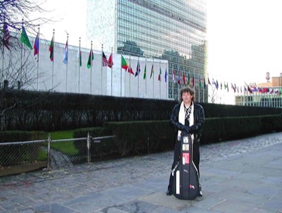  Performing at United Nations HQ in New York City 