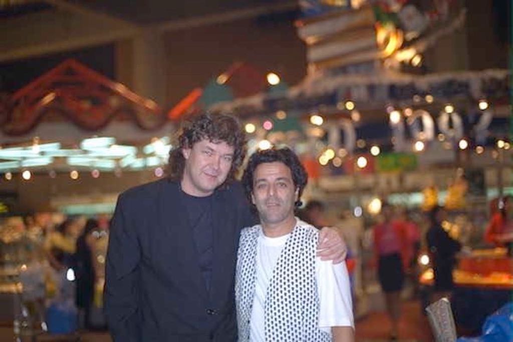 With Chico Bouchikhi of the Gypsie Kings