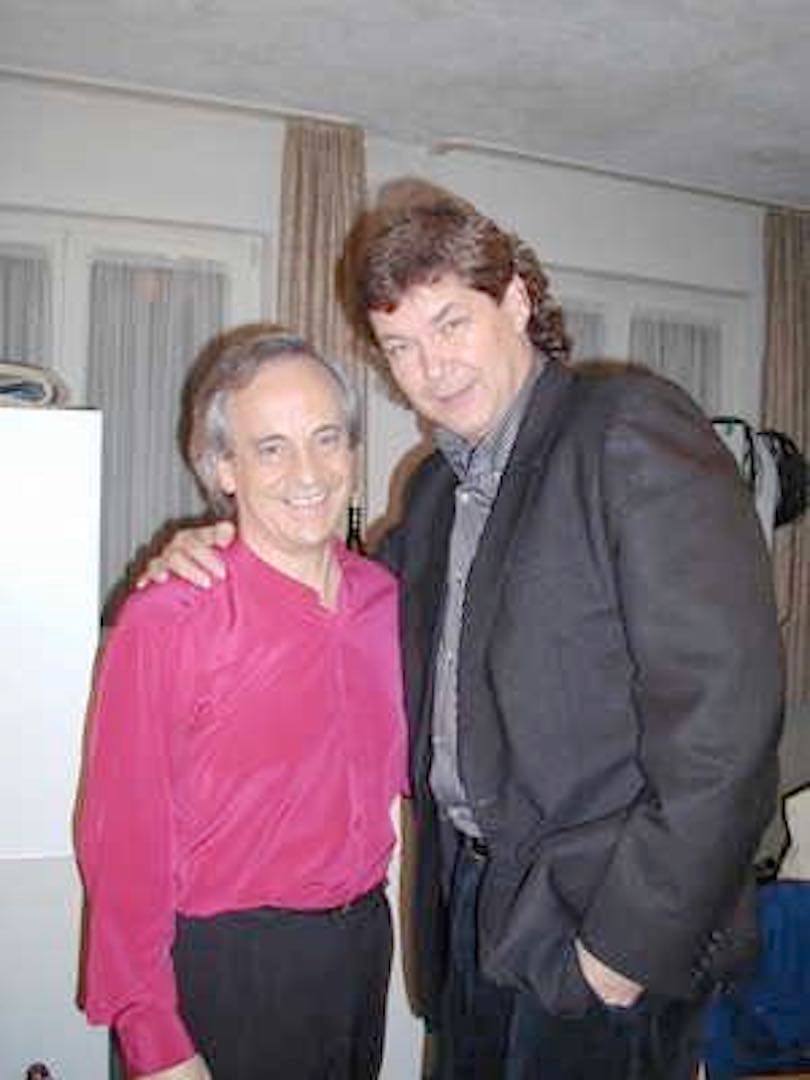 With Spanish Flamenco legend Paco Peña at the MGT Festival