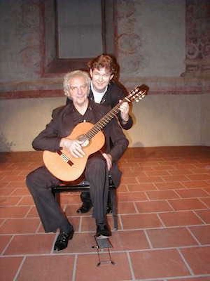 With maestro Jorge Morell